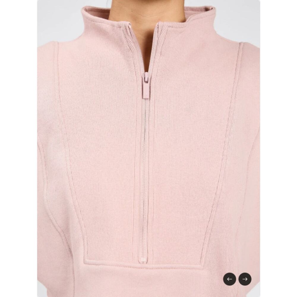 Buffbunny Collection Threads Quarter Zip Crop Ber… - image 2